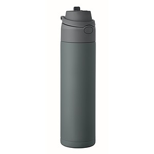 Dvoustěnná láhev 500 ml, modrošedá