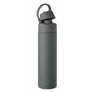 Dvoustěnná láhev 500 ml, modrošedá