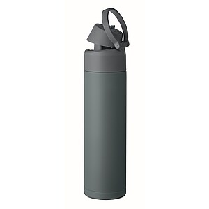 Dvoustěnná láhev 500 ml, modrošedá