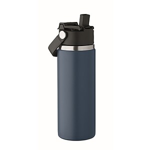 Dvoustěnná láhev 500 ml, námořní modrá
