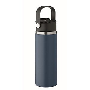 Dvoustěnná láhev 500 ml, námořní modrá