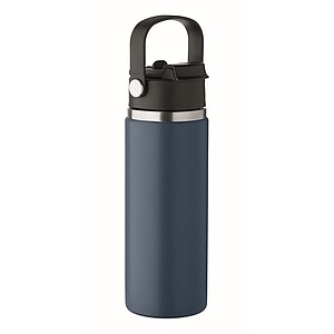 Dvoustěnná láhev 500 ml, námořní modrá