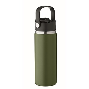 Dvoustěnná láhev 500 ml, tmavě zelená