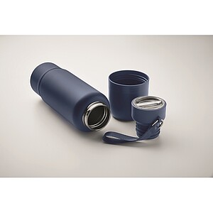 Dvoustěnná láhev 500ml, tmavě námořní modrá