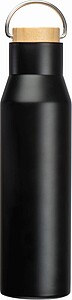 Dvoustěnná láhev na pití z nerezové oceli, 550ml, černá
