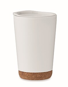Dvoustěnný termohrnek 300 ml, bílá - termohrnek s vlastním potiskem