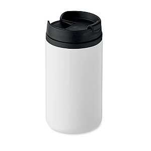 Dvoustěnný termohrnek, objem 250 ml, bílý - reklamní předměty