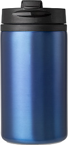 Dvoustěnný termohrnek z nerezové oceli. Objem 300ml. Kobaltově modrá. - reklamní předměty