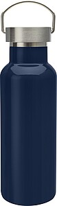 EROLA Dvoustěnná termoska z recyklované nerezové oceli, 500 ml, námořní modrá