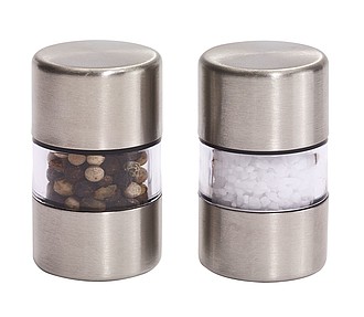 FLAVOUR Sada dvou malých mlýnků na sůl a pepř