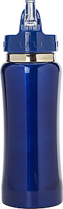 HIMASA Nerezová láhev na pití, 600 ml, modrá