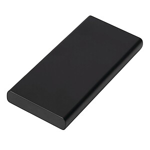 Hliníková powerbanka 10 000 mAh, černá