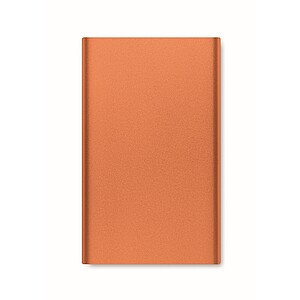 Hliníková powerbanka 4000mAh, oranžová