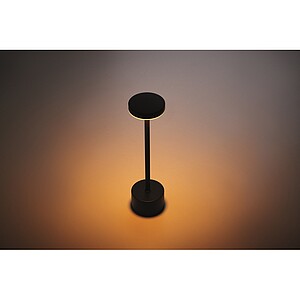 Hliníková stolní lampa, černá