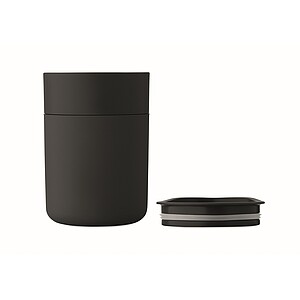 Hrnek se silikonovým návlekem, 330ml, černá