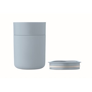 Hrnek se silikonovým návlekem, 330ml, jemně modrá