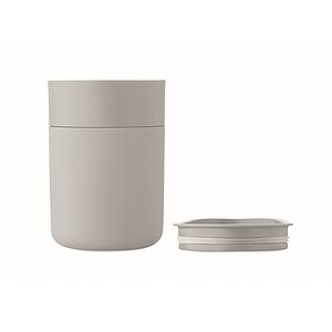 Hrnek se silikonovým návlekem, 330ml, šedá