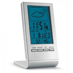 Indikátor počasí s modrým LCD displejem ekologické předměty