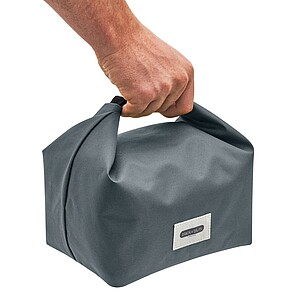 Izolovaná chladící taška na oběd, šedá