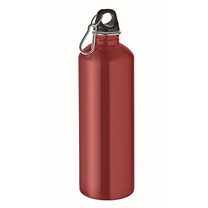 Jednostěnná láhev 1000 ml, červená