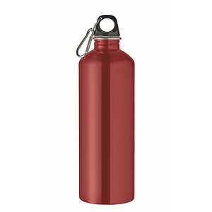 Jednostěnná láhev 1000 ml, červená