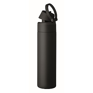 Jednostěnná láhev 650ml, černá