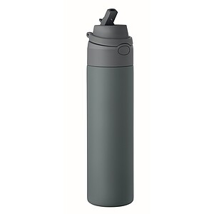 Jednostěnná láhev 650ml, modrošedá