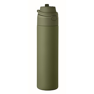 Jednostěnná láhev 650ml, tmavě zelená