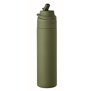 Jednostěnná láhev 650ml, tmavě zelená