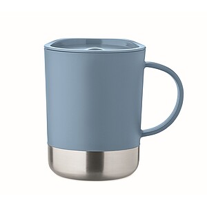 Jednostěnný hrnek 300ml, modrošedá