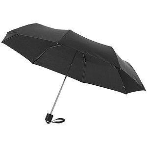 Klasický skládací deštník, černá - reklamní deštníky