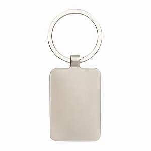 Klíčenka ve tvaru obdélníku, hnědá