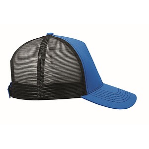 Kšiltovka trucker s 5 panely, královská modrá
