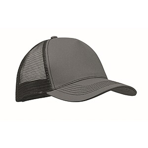 Kšiltovka trucker s 5 panely, tmavě šedá