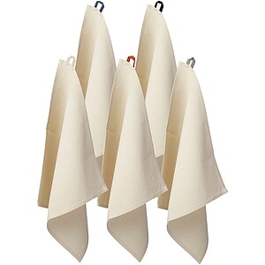 Kuchyňská utěrka z recyklované bavlny 200g/m2, béžová