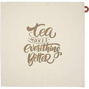 Kuchyňská utěrka z recyklované bavlny 200g/m2, středně oranžová