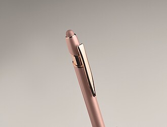 Kuličkové pero, světlá růžová