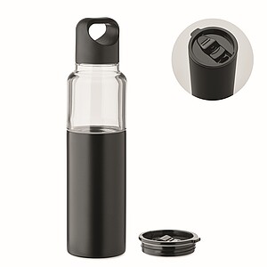 Láhev 2v1, 610 ml, černá - reklamní předměty