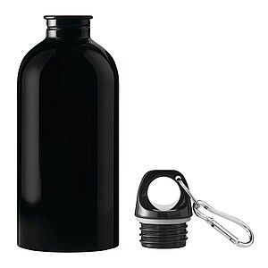 Láhev na pití z nerezové oceli 400 ml, černá