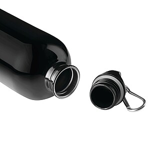 Láhev na pití z nerezové oceli 400 ml, černá
