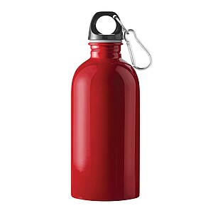 Láhev na pití z nerezové oceli 400 ml, červená
