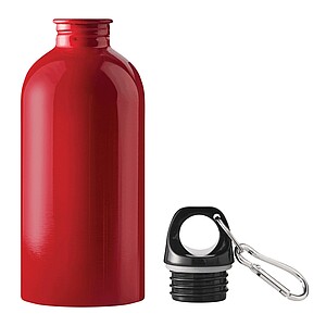 Láhev na pití z nerezové oceli 400 ml, červená