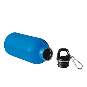 Láhev na pití z nerezové oceli 400 ml, modrá