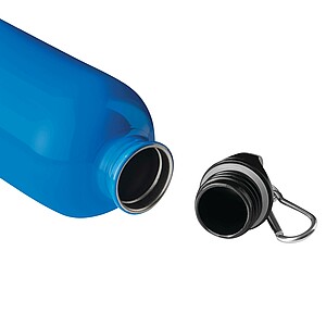 Láhev na pití z nerezové oceli 400 ml, modrá