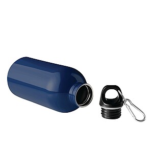 Láhev na pití z nerezové oceli 400 ml, námořní modrá