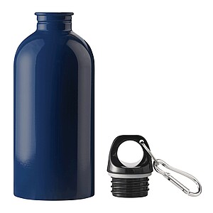 Láhev na pití z nerezové oceli 400 ml, námořní modrá