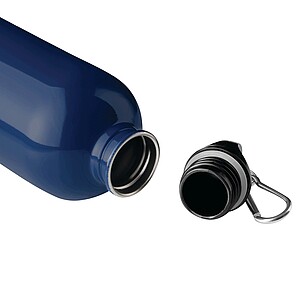 Láhev na pití z nerezové oceli 400 ml, námořní modrá