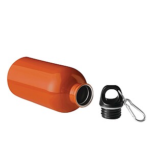 Láhev na pití z nerezové oceli 400 ml, oranžová