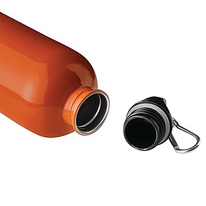 Láhev na pití z nerezové oceli 400 ml, oranžová