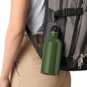 Láhev na pití z nerezové oceli 400 ml, tmavě zelená